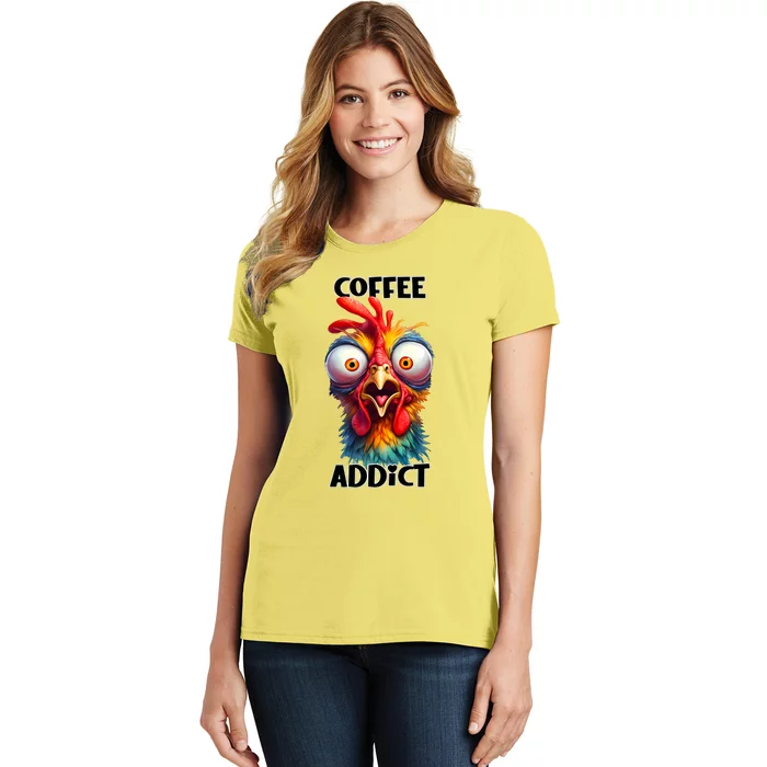 Coffee Addict Funny Turkey Women's T-Shirt