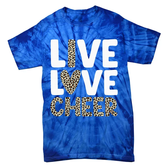 Cheerleading Art For Cheer Squad Cheerleader Tie-Dye T-Shirt