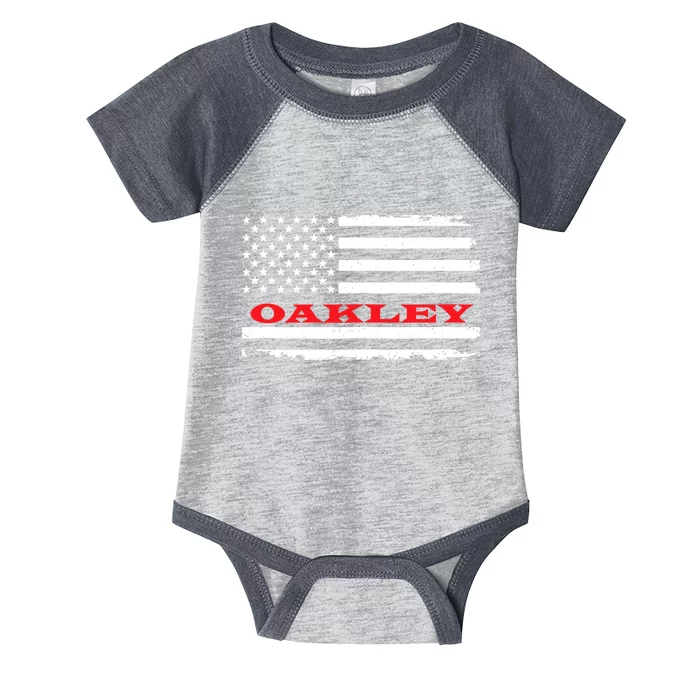 California American Flag Oakley USA Patriotic Souvenir Tank Top Infant Baby Jersey Bodysuit