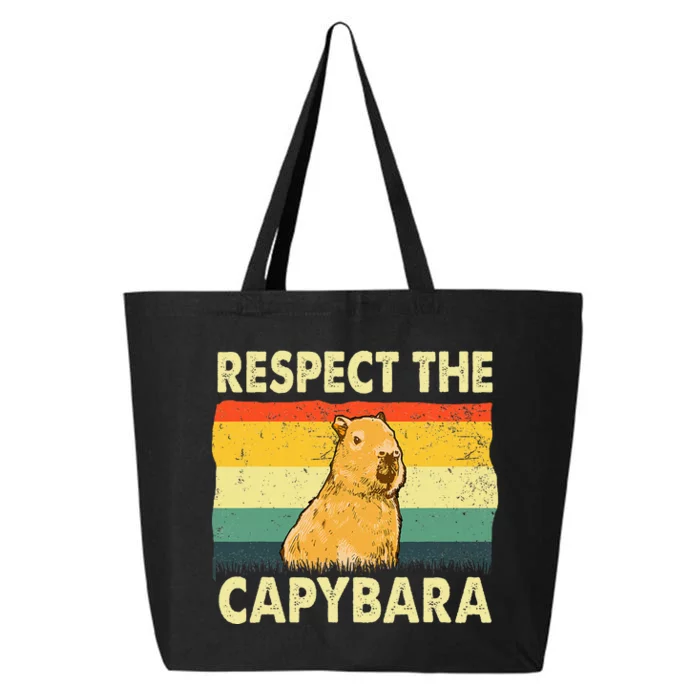 Capybara Art For Rodent Animal Lover Capybara 25L Jumbo Tote