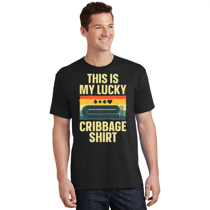 Cribbage Art For Cribbage Board Cribbage Player T-Shirt