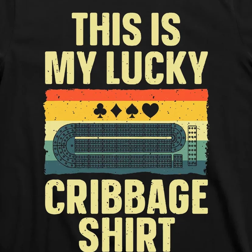 Cribbage Art For Cribbage Board Cribbage Player T-Shirt