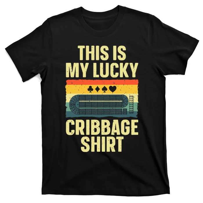 Cribbage Art For Cribbage Board Cribbage Player T-Shirt