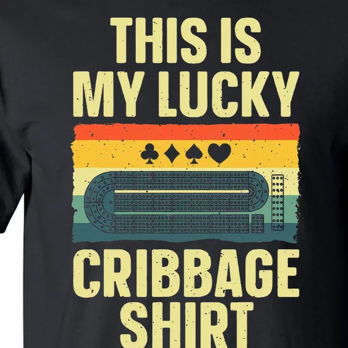 Cribbage Art For Cribbage Board Cribbage Player Tall T-Shirt