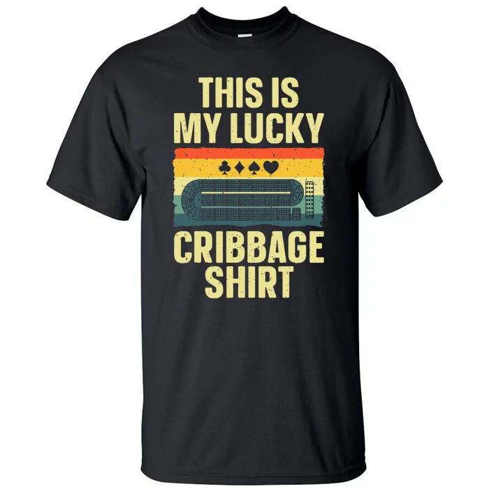 Cribbage Art For Cribbage Board Cribbage Player Tall T-Shirt