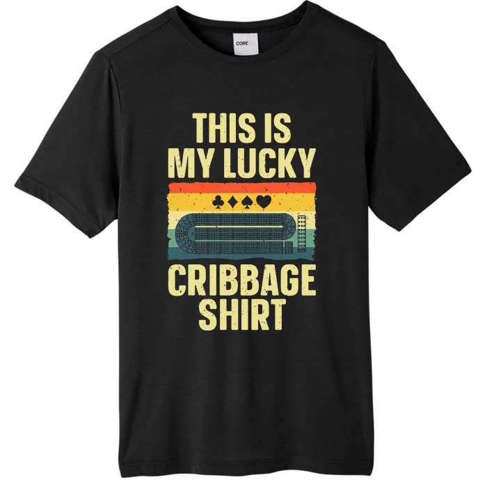 Cribbage Art For Cribbage Board Cribbage Player ChromaSoft Performance T-Shirt