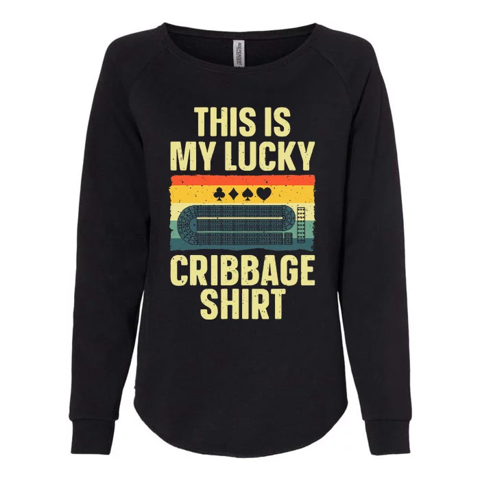 Cribbage Art For Cribbage Board Cribbage Player Womens California Wash Sweatshirt