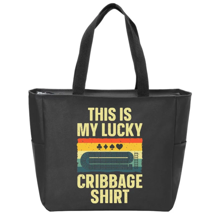 Cribbage Art For Cribbage Board Cribbage Player Zip Tote Bag