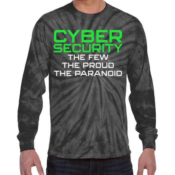 Cybersecurity Art For Women Geek Tie-Dye Long Sleeve Shirt