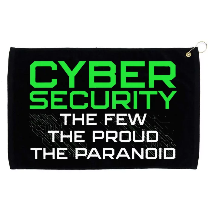 Cybersecurity Art For Women Geek Grommeted Golf Towel