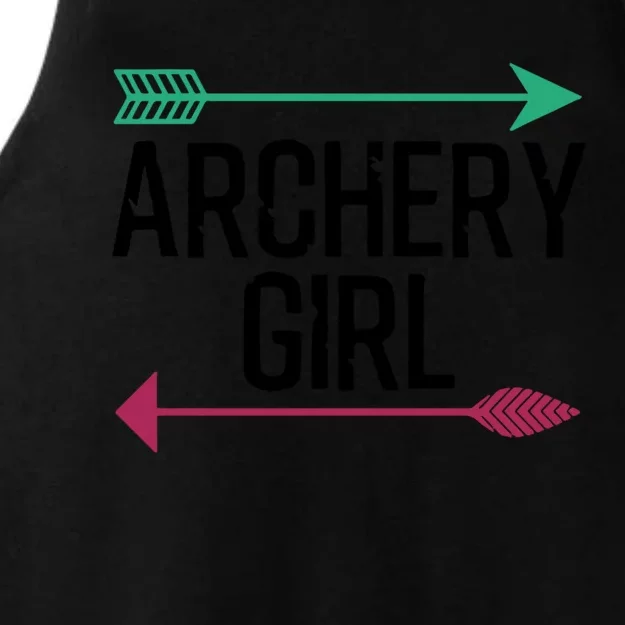 Cool Archery For Girls Crossbow Bow Hunting Archer Great Gift Ladies Tri-Blend Wicking Tank