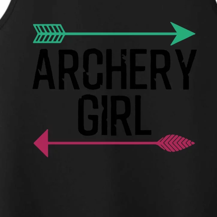 Cool Archery For Girls Crossbow Bow Hunting Archer Great Gift Performance Tank