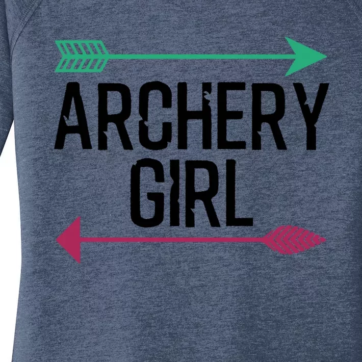 Cool Archery For Girls Crossbow Bow Hunting Archer Great Gift Women's Perfect Tri Tunic Long Sleeve Shirt