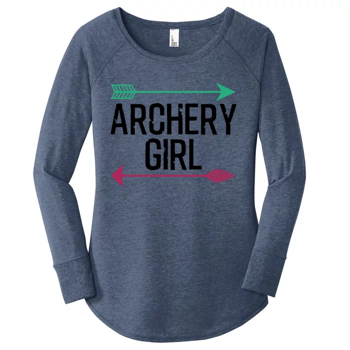 Cool Archery For Girls Crossbow Bow Hunting Archer Great Gift Women's Perfect Tri Tunic Long Sleeve Shirt