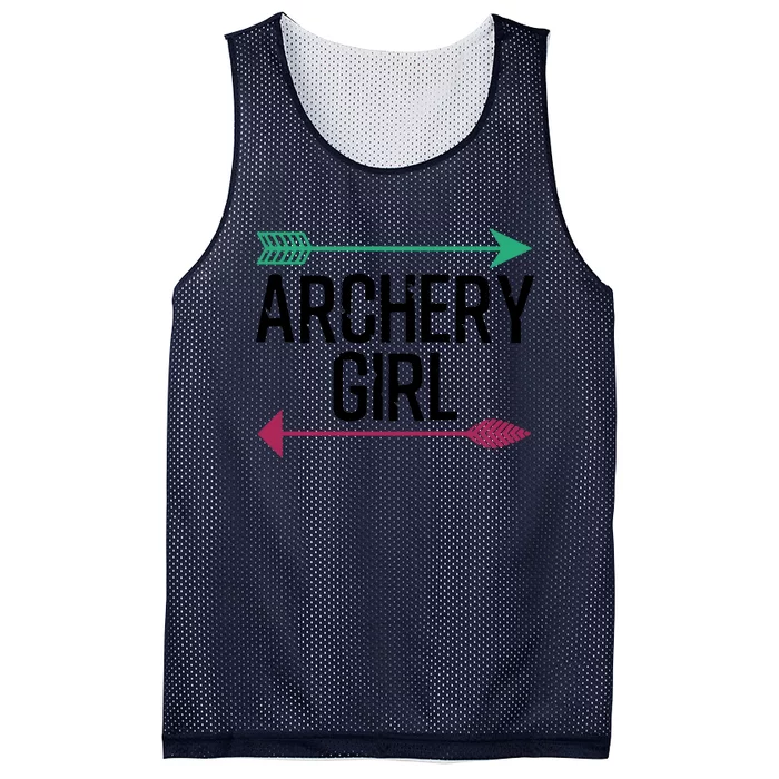 Cool Archery For Girls Crossbow Bow Hunting Archer Great Gift Mesh Reversible Basketball Jersey Tank