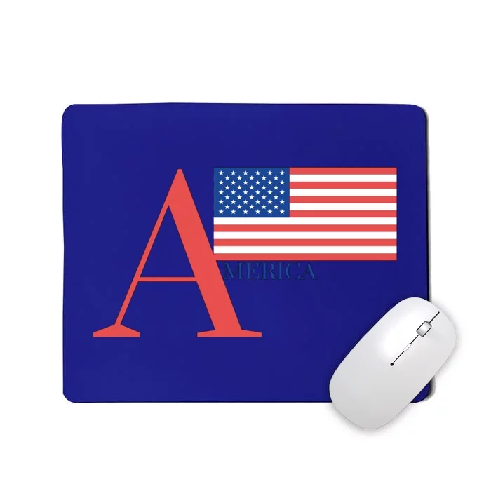 Classic American Flag Gift Usa Cute Gift Mousepad