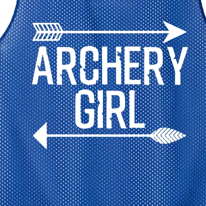 Cool Archery For Girls Crossbow Bow Hunting Archer Great Gift Mesh Reversible Basketball Jersey Tank