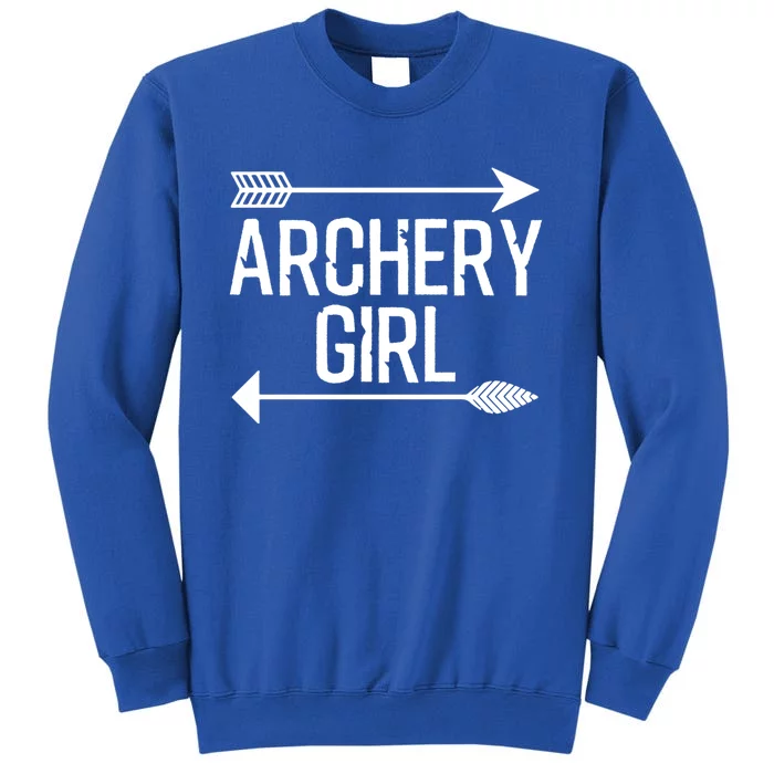 Cool Archery For Girls Crossbow Bow Hunting Archer Great Gift Tall Sweatshirt