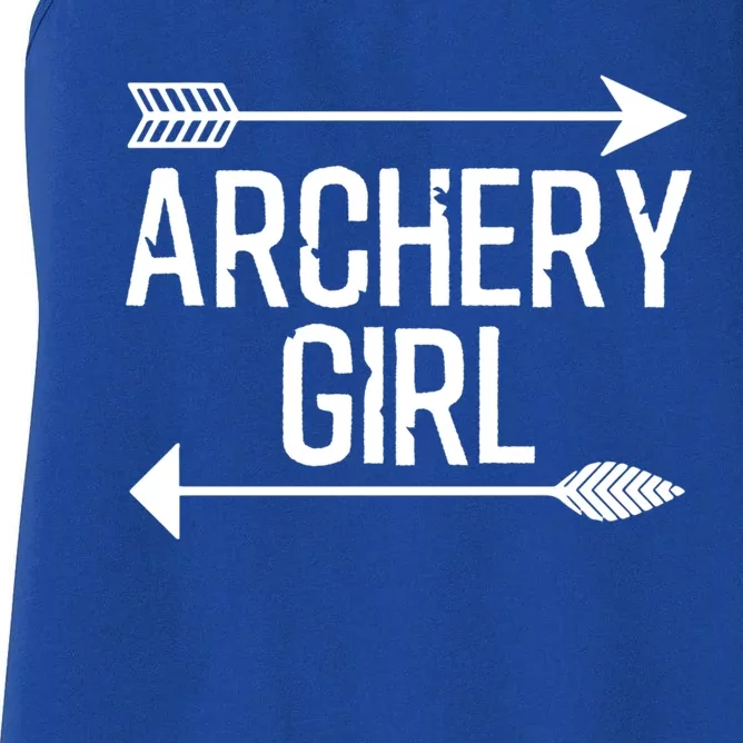 Cool Archery For Girls Crossbow Bow Hunting Archer Great Gift Women's Racerback Tank