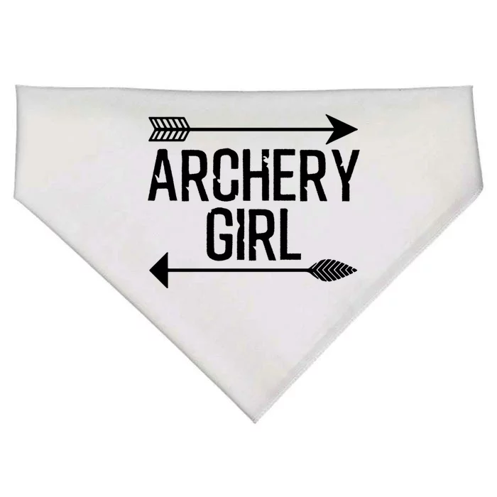 Cool Archery For Girls Crossbow Bow Hunting Archer Great Gift USA-Made Doggie Bandana