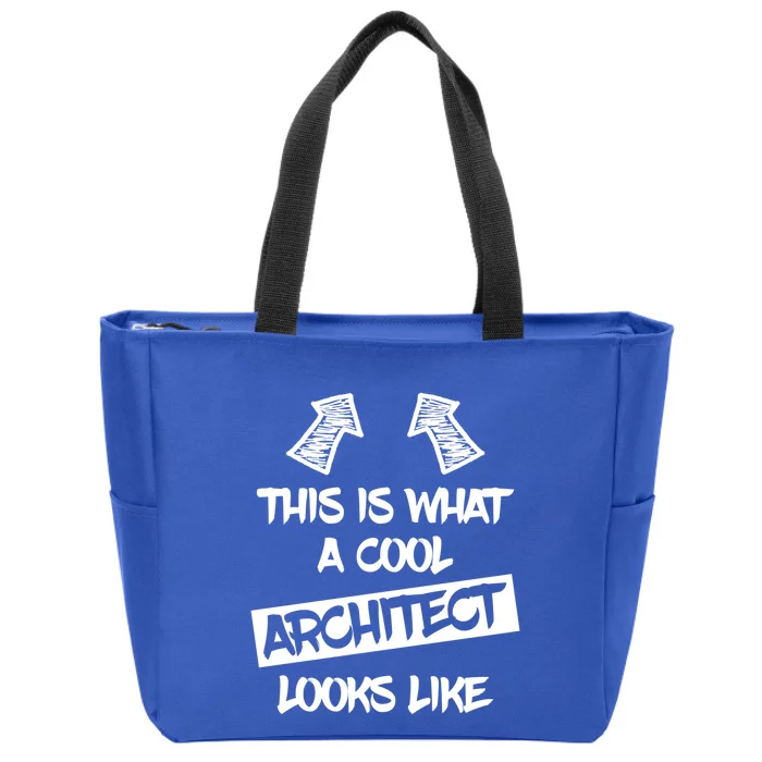 Cool Architect Funny Saying Architects Architecture Student Gift Zip Tote Bag