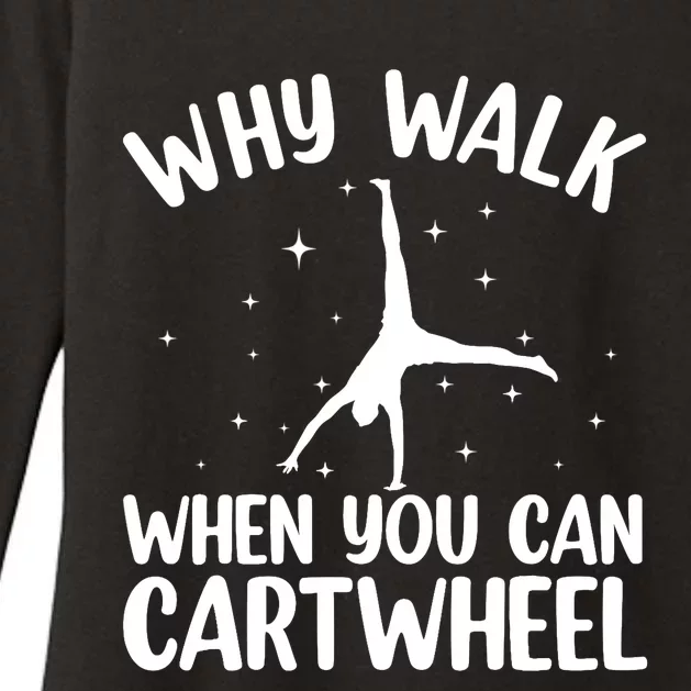 Cartwheel Art For Wo Girls Gymnast Gymnastics Tumbling Womens CVC Long Sleeve Shirt