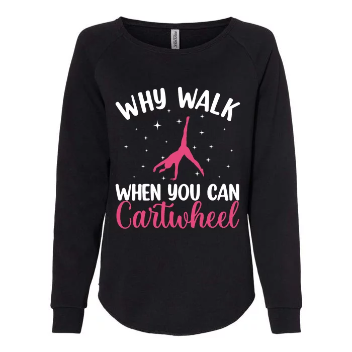 Cartwheel Art For Wo Girls Gymnast Gymnastics Tumbling Womens California Wash Sweatshirt