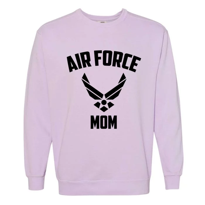 Cool Air Force Mom Gift Best Proud Military Veteran Women Funny Gift Garment-Dyed Sweatshirt