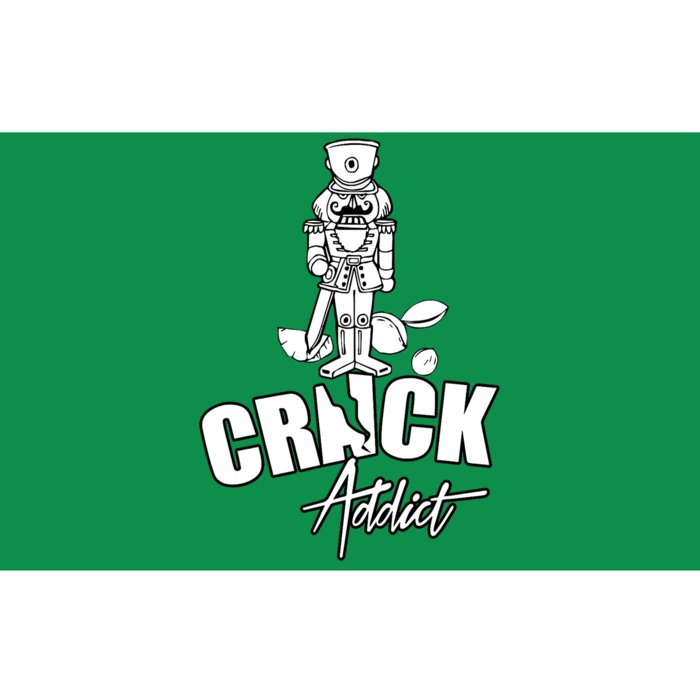 Crack Addict Funny Nutcracker Christmas Sayings Bumper Sticker