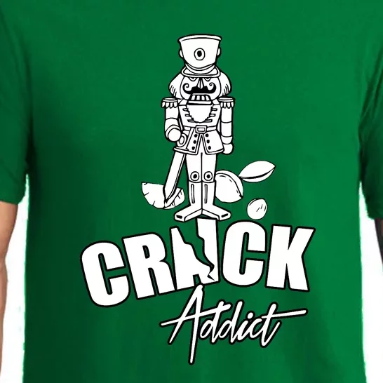 Crack Addict Funny Nutcracker Christmas Sayings Pajama Set