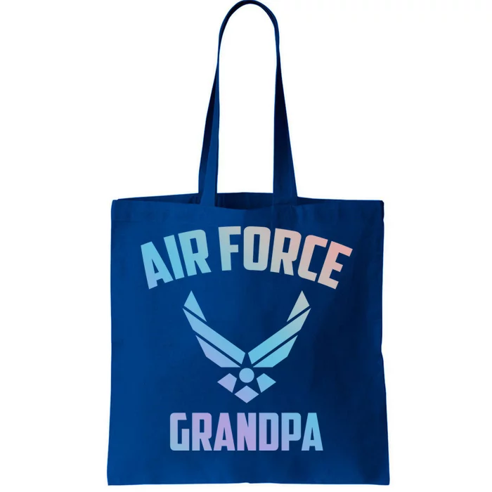 Cool Air Force Grandpa Gift Proud Us Military Veteran Gift Tote Bag