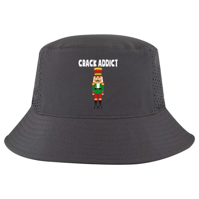 Crack Addict Funny Nutcracker Christmas Sayings Cool Comfort Performance Bucket Hat