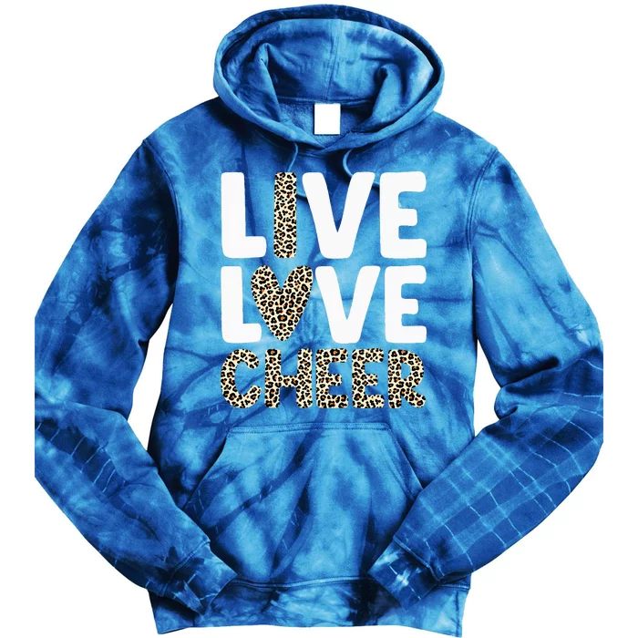 Cheerleading Art For Cheer Squad Cheerleader Tie Dye Hoodie