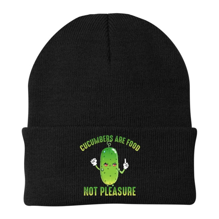 Cucumbers Are Food Not Pleasure Knit Cap Winter Beanie