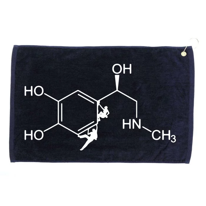 Climbing Adrenalin Formula Bouldering Gift Grommeted Golf Towel