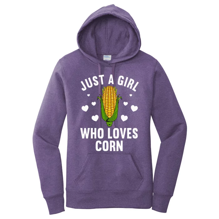 Corn Art For Kernel Corn Cob Lovers Women's Pullover Hoodie