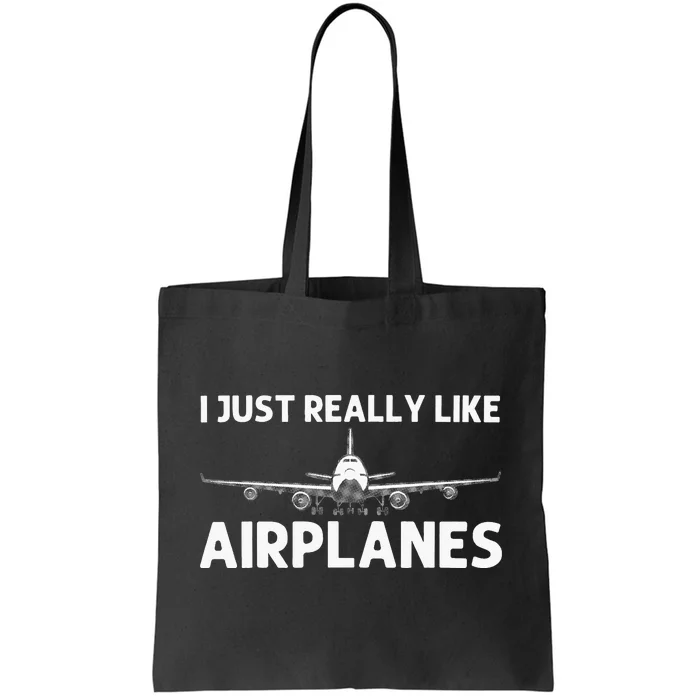 Cool Airplane For Aviation Plane Airplane Pilot Tote Bag