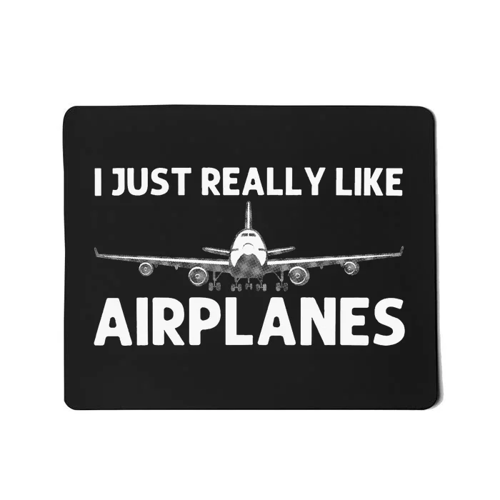 Cool Airplane For Aviation Plane Airplane Pilot Mousepad