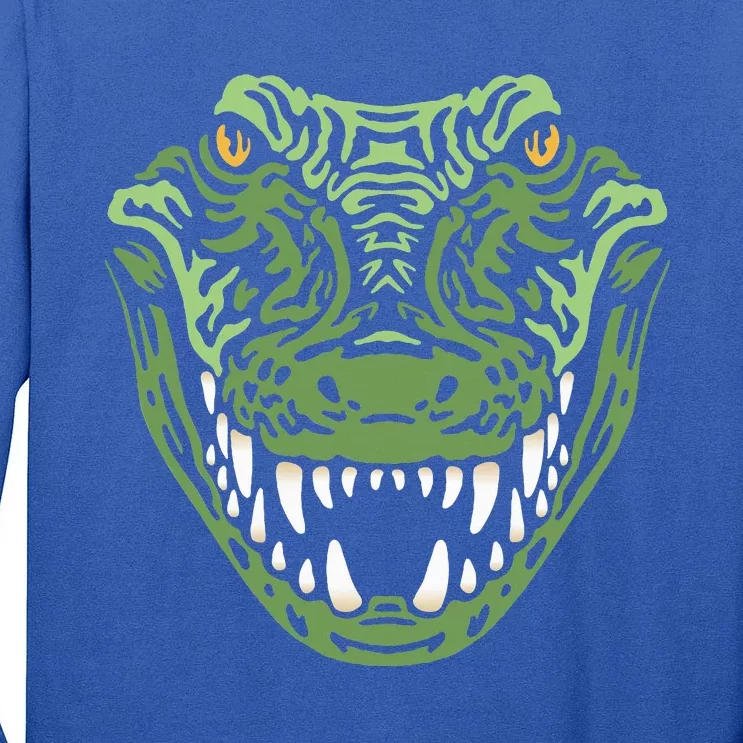 Crocodile Alligator Face Crocodiles Gator Tall Long Sleeve T-Shirt