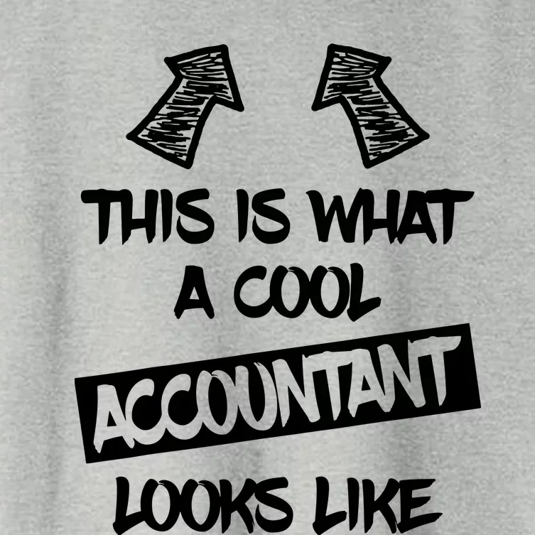 Cool Accountant Funny Saying Accountants Bookkeepers Women's Crop Top Tee