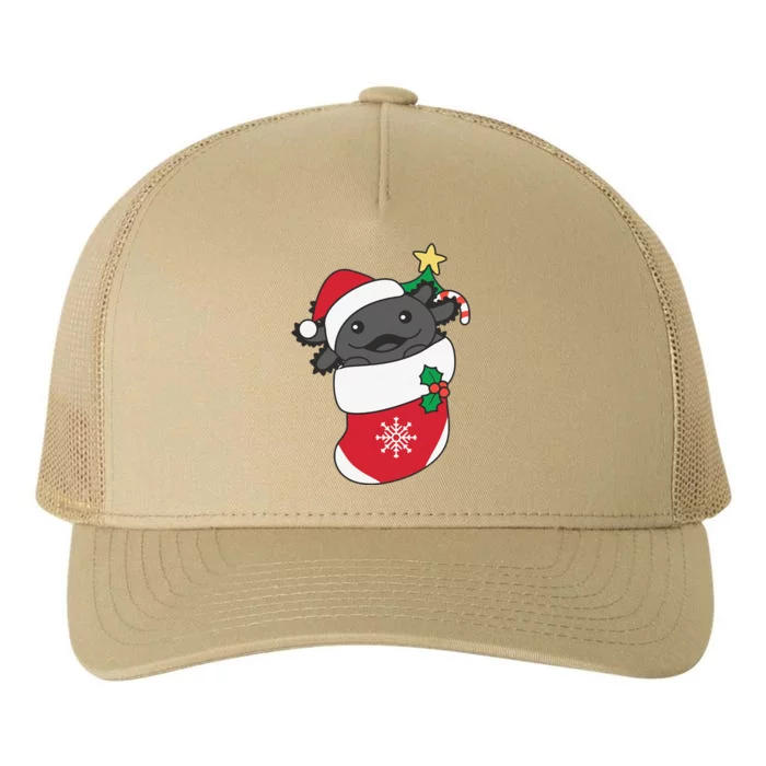 Cute Axolotl For Christmas Axolotl Yupoong Adult 5-Panel Trucker Hat