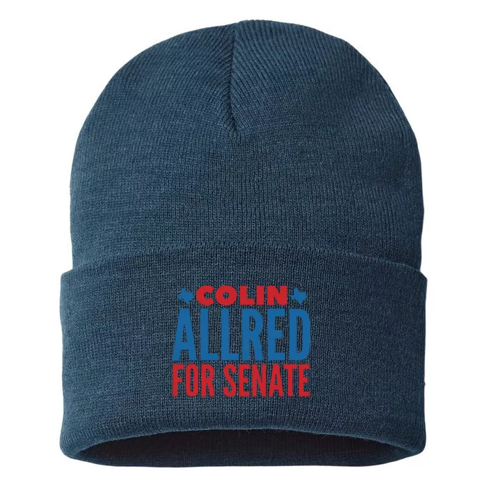 Colin Allred For Senate Sustainable Knit Beanie