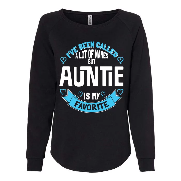 Cute Auntie For Grandmother Gift For Auntie! Gift Womens California Wash Sweatshirt