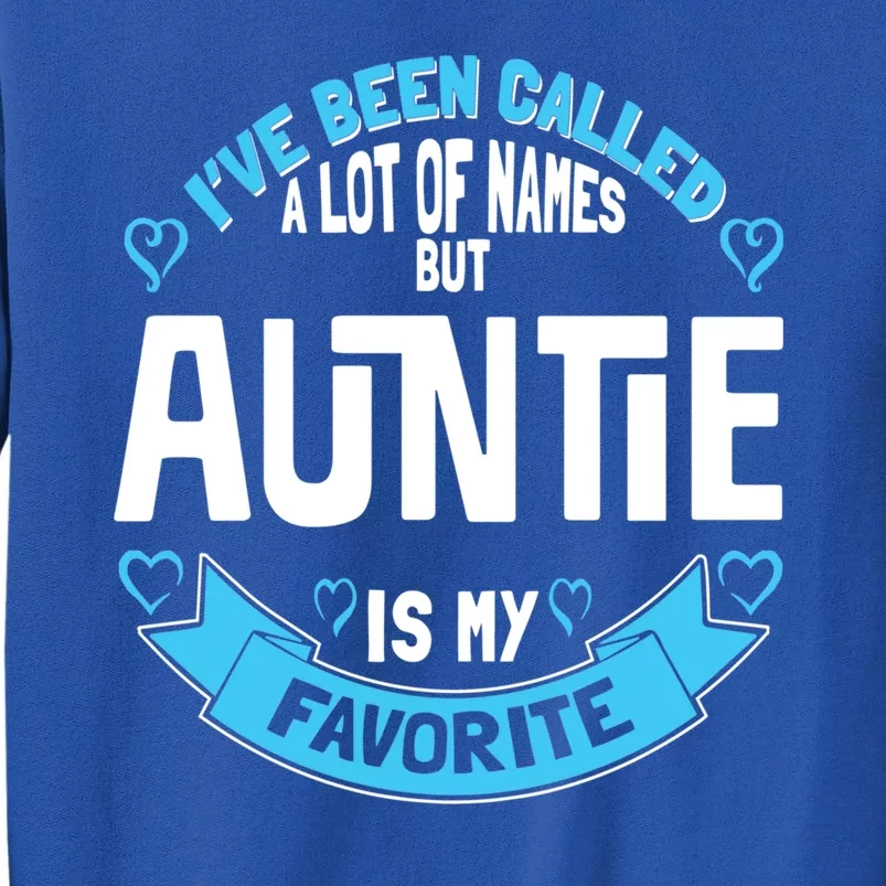 Cute Auntie For Grandmother Gift For Auntie! Gift Tall Sweatshirt