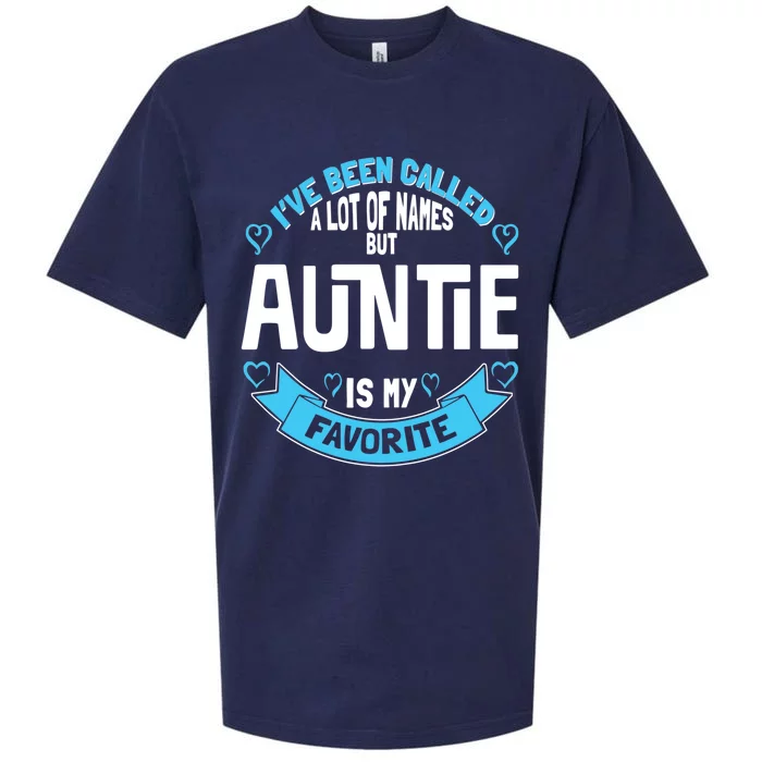 Cute Auntie For Grandmother Gift For Auntie! Gift Sueded Cloud Jersey T-Shirt