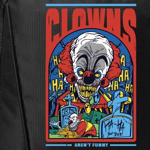 Clowns Aren't Funny Horror City Backpack