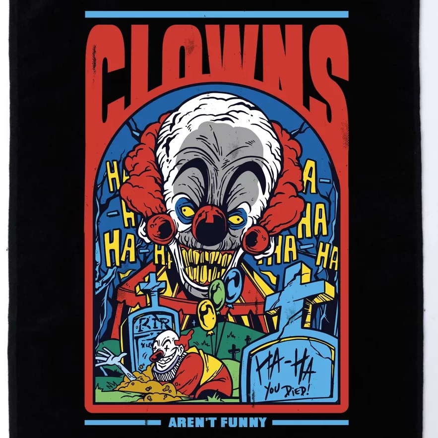 Clowns Aren't Funny Horror Platinum Collection Golf Towel