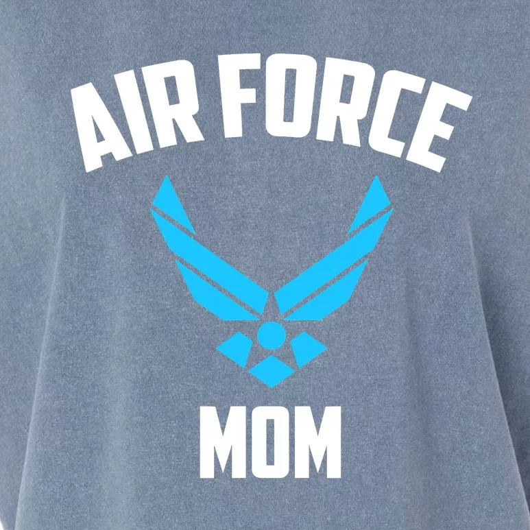 Cool Air Force Mom Best Proud Military Veteran Garment-Dyed Women's Muscle Tee