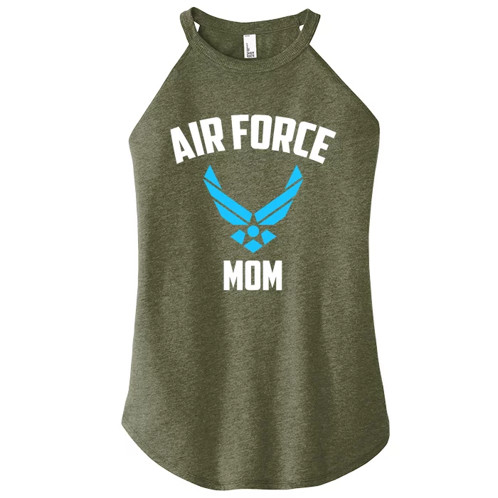 Cool Air Force Mom Best Proud Military Veteran Women’s Perfect Tri Rocker Tank