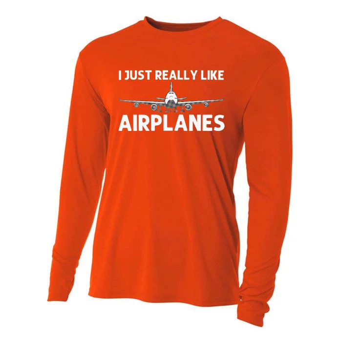 Cool Airplane For Aviation Plane Airplane Pilot Cooling Performance Long Sleeve Crew